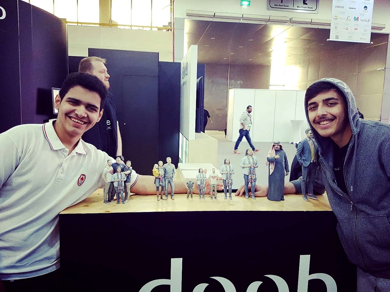 طلاب الصف الأول في زيارة ميدانية إلى المسجد الكبير، فبراير 2020