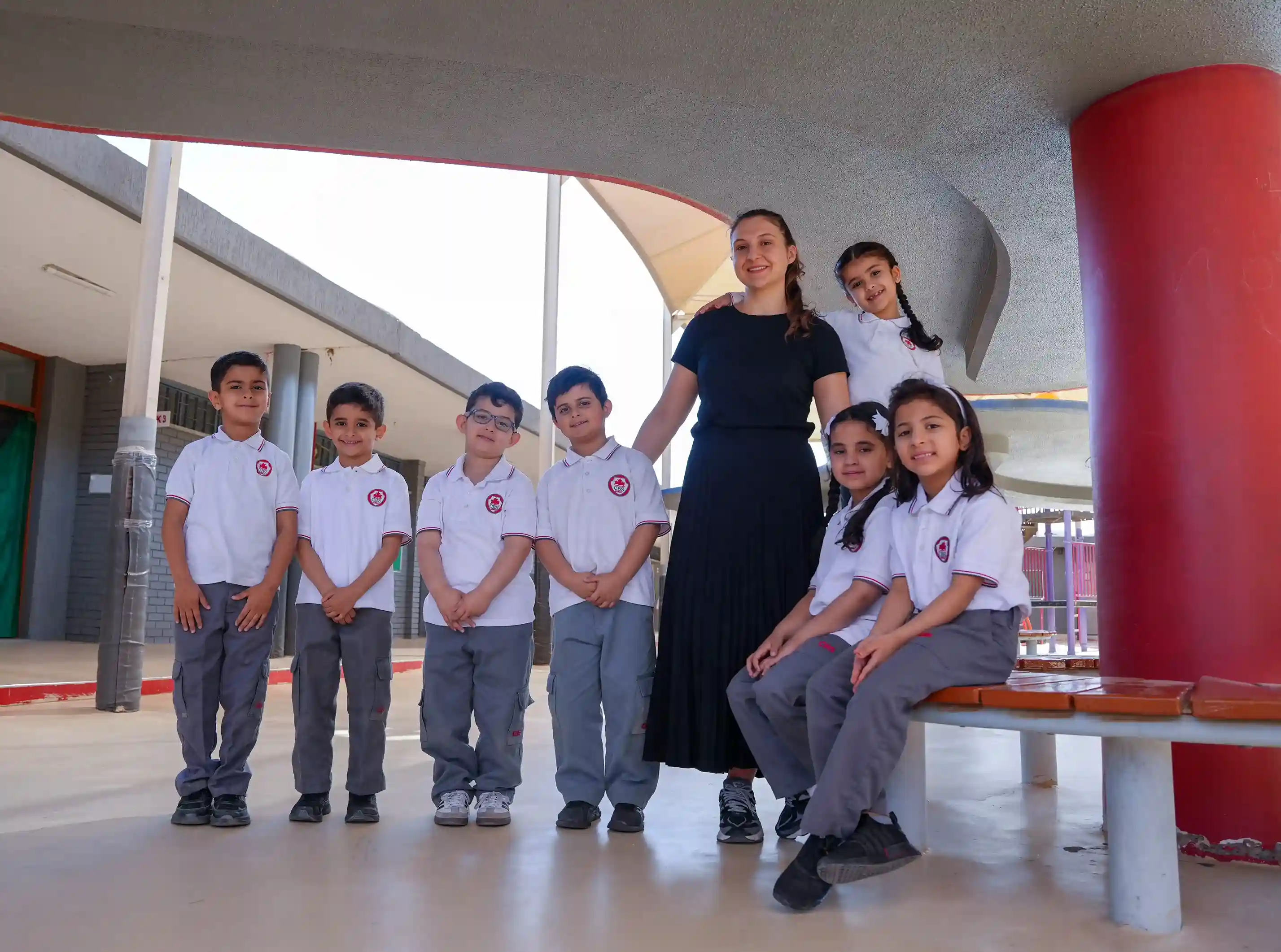 Elementary school classroom at Canadian Bilingual School Kuwait