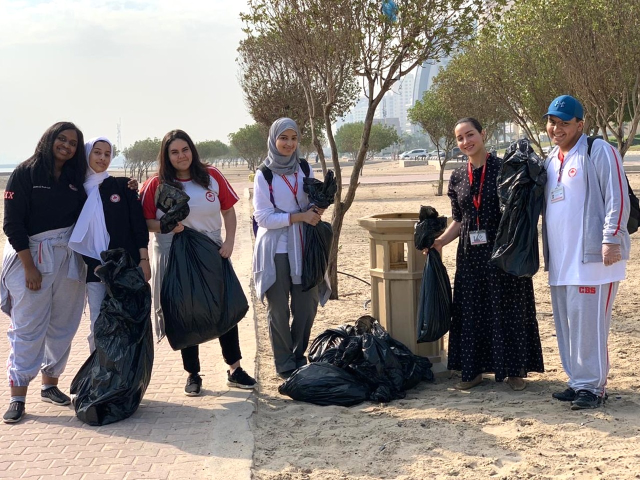 Canadian Bilingual School Kuwait students on a 2019 school trip, photo 3