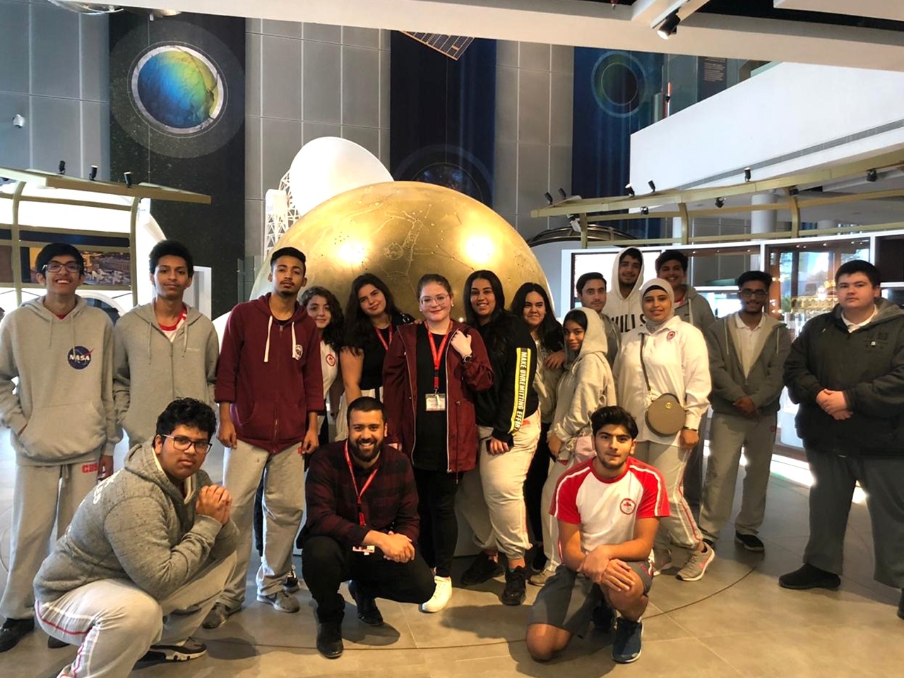 Canadian Bilingual School Kuwait students on a 2019 school trip, photo 6