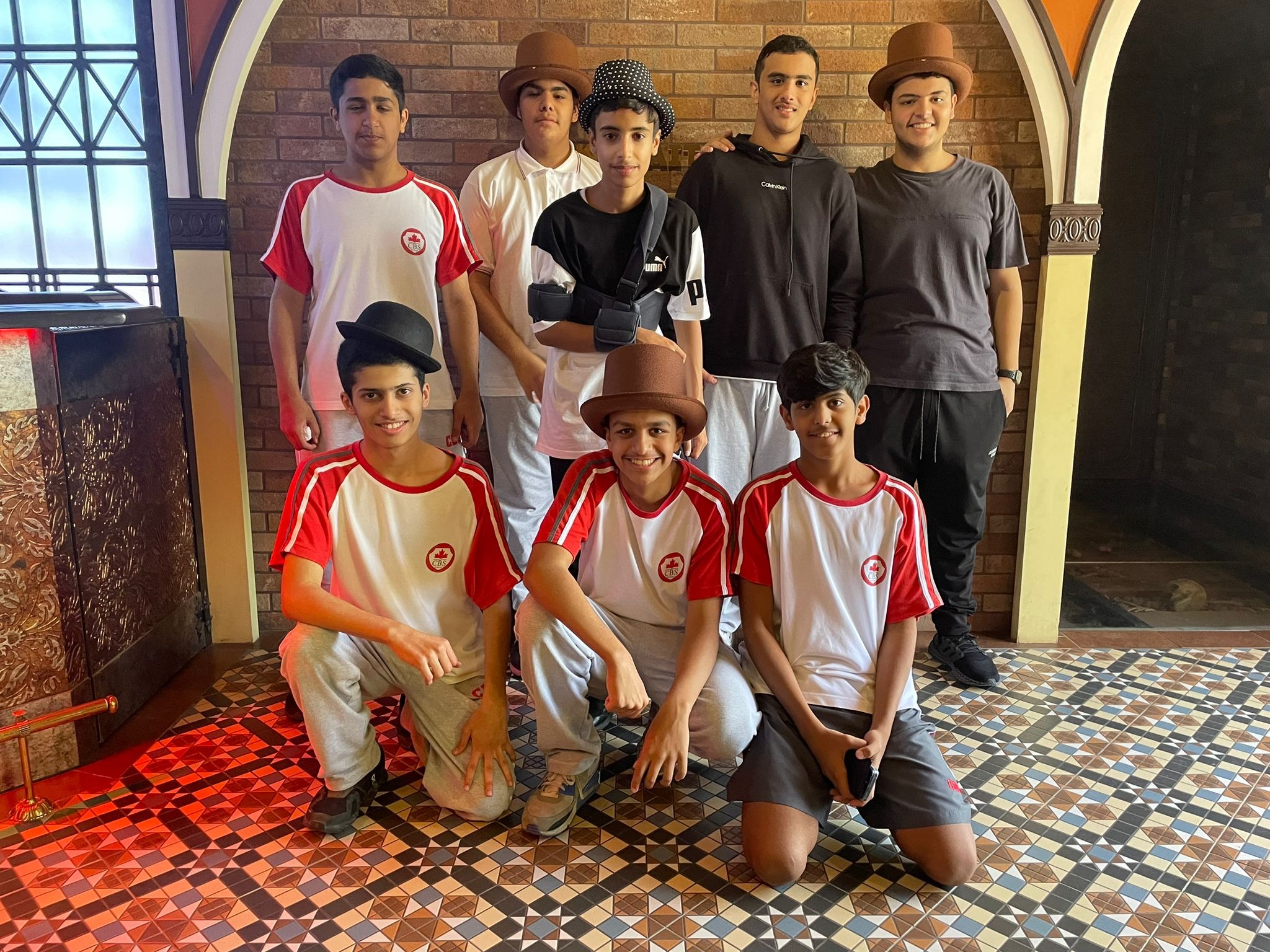 Canadian Bilingual School Kuwait students on a 2022 school trip, photo 2